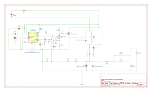Solar Cell System with Charge Controller and Battery