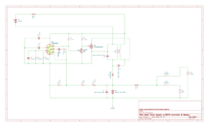 Solar Cell System with Charge Controller and Battery